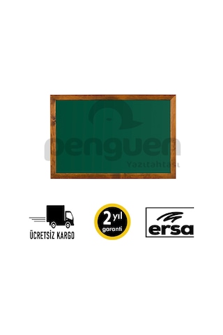 Penguen Ahşap Çerçeve Kara Tahta 30X45 (Tebeşir Tahtası)