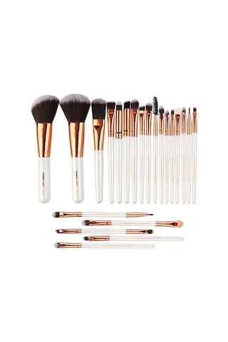 Reedark 22 Parça Yumuşak Ve Yoğun Kıllı Profesyonel Fondöten Fırçası Seti - Tüm Makyaj İhtiyaçları İçin