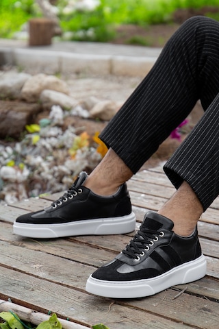 Daxtors Saphiro Günlük Ortopedik Erkek Sneaker Spor Ayakkabı Siyah