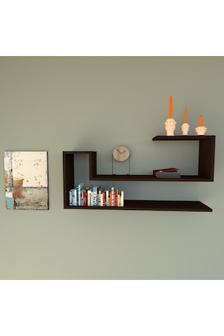 Dmoya Airy Duvar Rafı Wenge