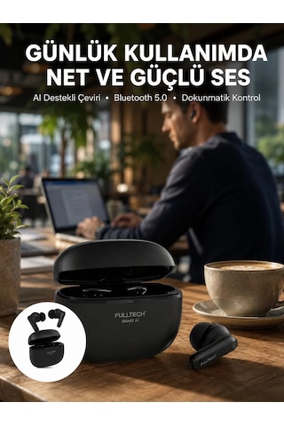 Akıllı Çeviri Destekli Bluetooth Kulaklık Profesyonel Ses Deneyimi Yeni Nesil 1