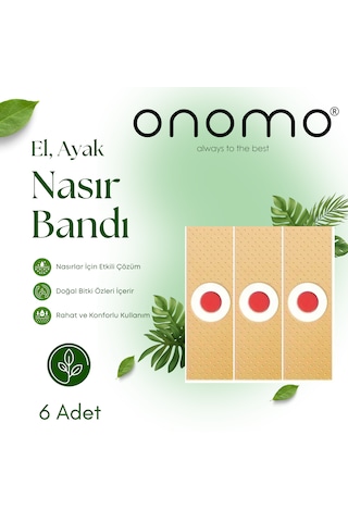 Onomo Nasır Bandı Nasır Yakısı 6 Adet