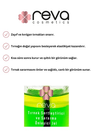 Tırnak Ve Sararma Önleyici Jel & Nail Hardener And Yellow 11 Ml Rv569