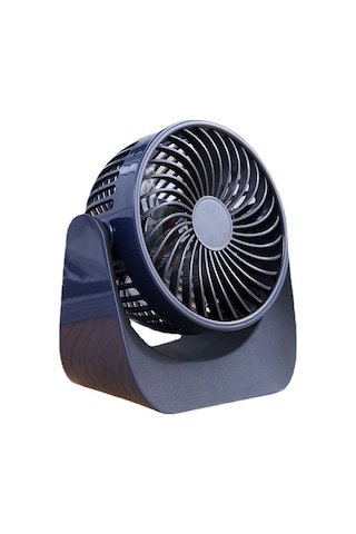 Honmex Ofis Dorma Masaüstü Usb Şarjlı Fan - Portatif Sessiz Yüksek Hızlı - Beyaz + 1.5m Kablolu Bataryalı