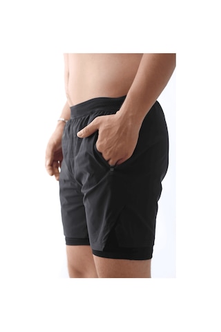 Nature The Brand 2 Li Paket Gym Ve Fitness Astarlı Taytlı Şort Gizli Cep Detaylı Karışık Renkler