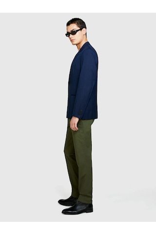 Sisley Pamuk Karışımlı Dar Kesim Chino Pantolon Erkek Yeşil Pantolon - 325p4aıhsf021 Haki
