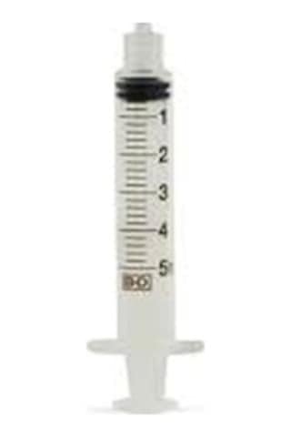 BD 5Ml Luerlock Kilitli İğnesiz Enjektör 125 Adet
