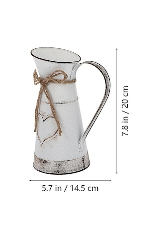 Yeni 1 Adet Özel Çiçek Metal Vazosu