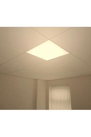 Gecem Taş GBP 6636BM TB40 V4 36W Sıva Altı 4000K Lensli Slim Led Tavan Armatürü Beyaz