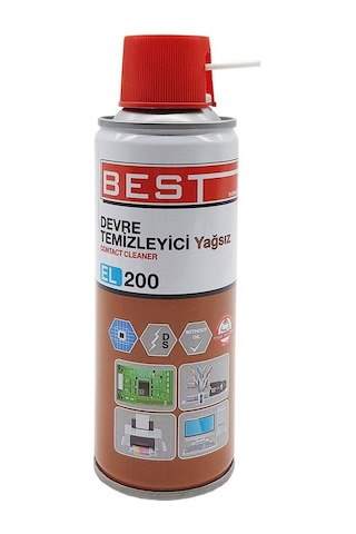 Best Elektronik Kart Devre Kontak Temizleyici Yağsız Sprey 200 ML