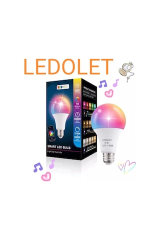 Ledolet 9W Rgb + Cct Beacon Bluetooth Led Ampul