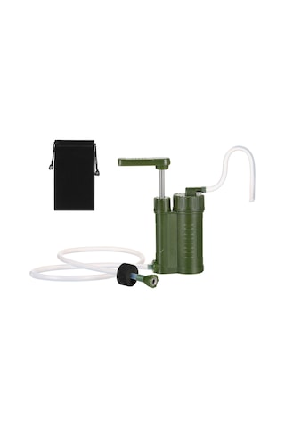 Butu Su Filtresi Pompa Seti Taşınabilir Su Arıtma Acil Açık Su Filtrasyon Sistemi Yürüyüş Hayatta Kalma Dişli