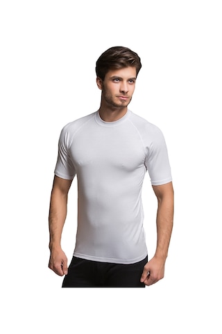 Thermoform Bambu Tişört Beyaz