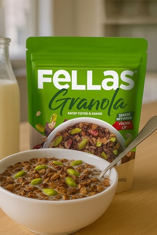 Granola - Antep Fıstıklı & Kakaolu 200g