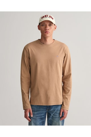 Gant Erkek Sweatshırt 2004049-213 2004049-213 Kahverengi Kahverengi