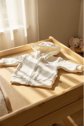 Bebek/cocuk Nakış Detaylı Fermuarlı Sweatshirt Pembe