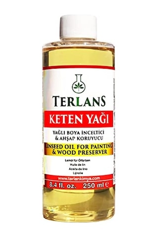 Resim Yağı Ahşap 250 Ml Linseed Oil