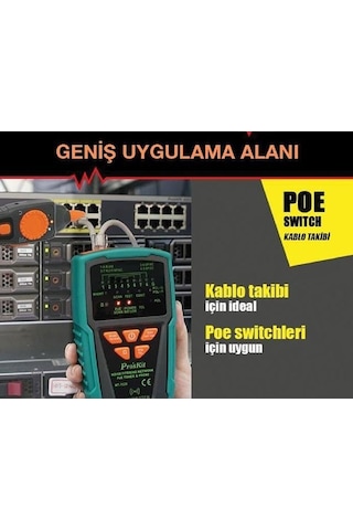 Proskit Mt-7029n Kablo Bulucu Ve Lan Kablo Test Cihazı
