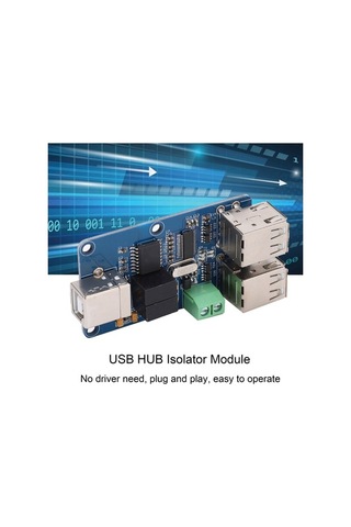 Fastbuy 4 Kanal Usb Izolatör Hub Modülü - Adum3160 İle 1500v Koruma, Pnp, -40c/+85c Çalışma, Dış Etkilerden Koruma