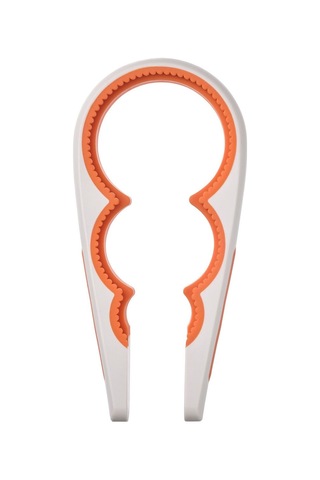 Kavanoz Açacağı, Beyaz-turuncu, 21 Cm Beyaz