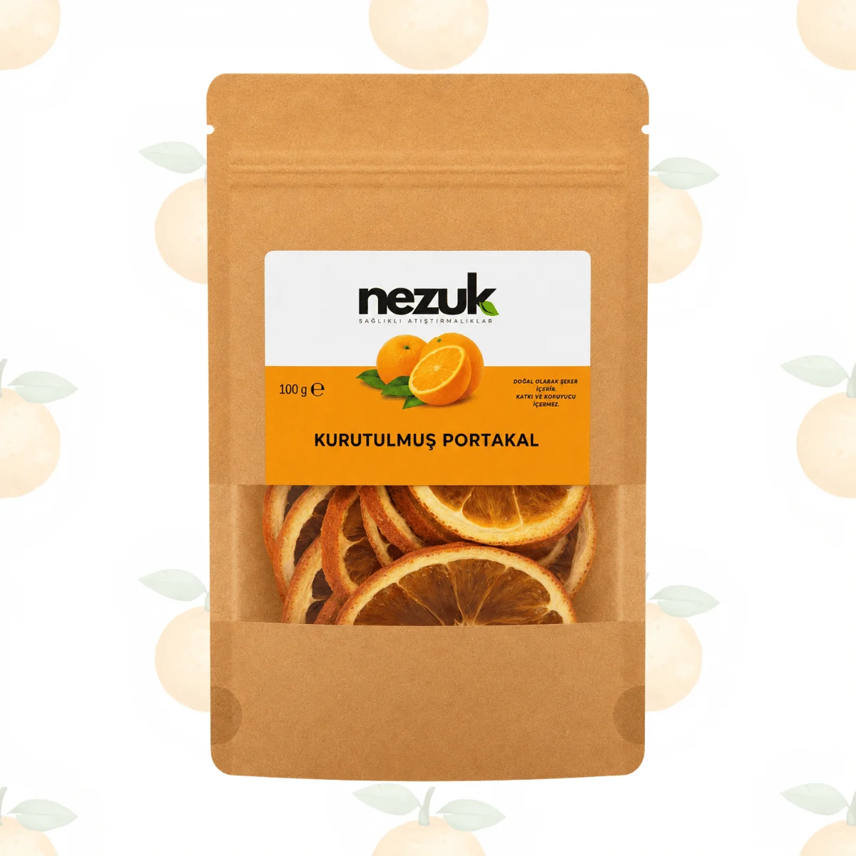 Nezuk Güneş Enerjisi İle Kurutulmuş Doğal Portakal 100 G
