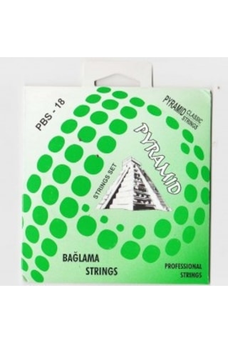 Pyramid 0.18 Numara Profesyonel Kısa Sap Bağlama Tel Seti