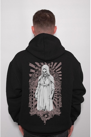 Metall Skull Woman Rahibe Sweatshirt Unisex Kapüşonlu Hoodie 001
