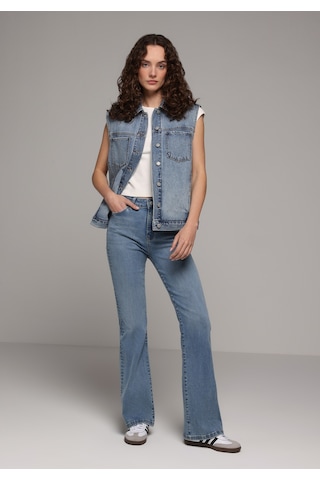 Colin's Colins Oversize Fit Kadın Light İndigo Denim Yelek Cl1081424 Q1.v1 Dn45059