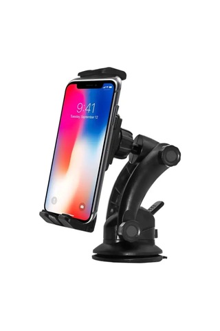 Megalavka Akıllı Telefonlar Ve Tabletler İçin Cam Veya Pano Üzerinde Tutucu 143305038 Siyah