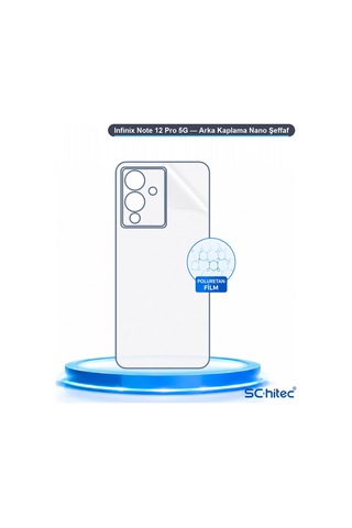Infinix Note 12 Pro 5g Uyumlu Arka Yüzey Hidrojel Koruyucu Film 08807689