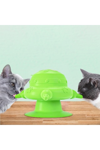 Suntek Pet Süt Besleme Kasesi Köpek Besleyici 4 Nozul Yeşil