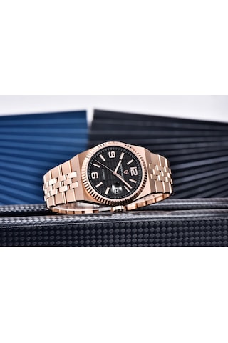 Pagani Design Pd-ys027 40 Mm 100 M Su Geçirmez Japon Otomatik Mekanik Saat Safir Kristal Işık Paslanmaz Çelik Saat Rose Gold Siyah Diğer
