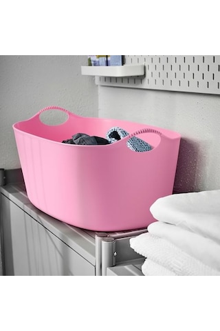 Ikea Torkıs Çamaşır Sepeti, Pembe, 35 Lt