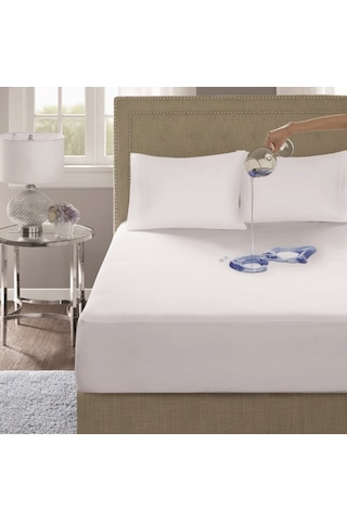 Yeşil Home Fitted Sıvı Geçirmez Mikrofiber Battal Çift Kişilik Al (524213803)