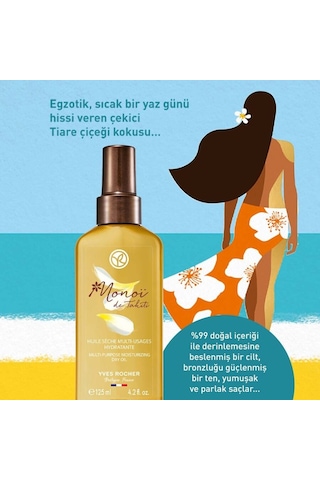 Yves Rocher Monoi Bronzlaştırıcı Aromatik Yağ 125  ML
