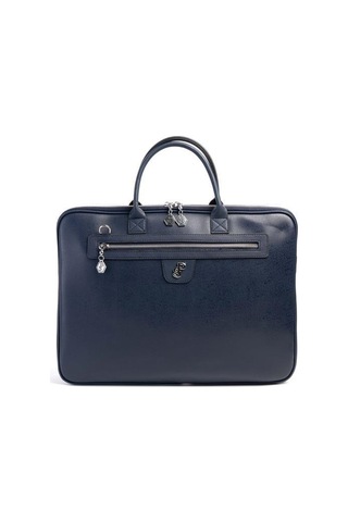 Silver & Polo Silver Polo Lacivert - Lacivert Düz Kadın Laptop Ve Evrak Çantası Sp1175