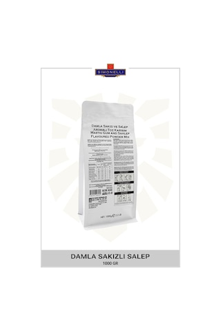 Simonelli Salep Damla Sakızı Aromalı 1 KG