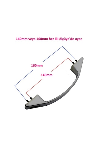 Duşakabin Kulpu Çift Delikli 14Cm Ve 16Cm Diğer