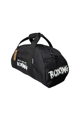 Leon Classic Boks Ve Kick Boks Spor Ekipman Çantası Large Siyah