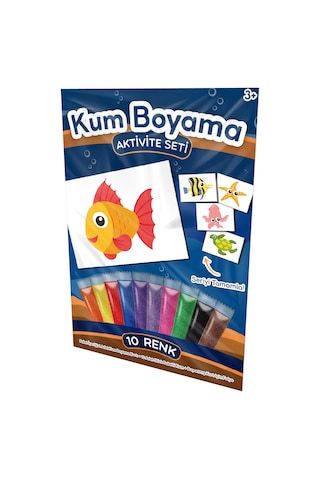 Sevimli Balık Kum Boyama Aktivite Seti