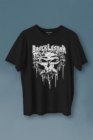 Brock Lesnar Logo Wwe Ufc Amerikan Güreşi Spor Baskılı Tişört Unisex T-shirt 001