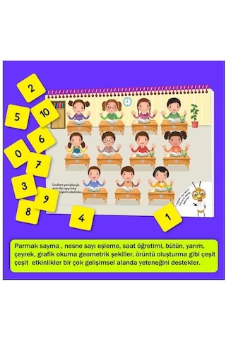 3-6 Yaş Cırt Cırtlı Matematik Kitabım Yükselen Zeka