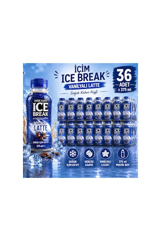 İce Break Vanilyalı Latte 36 Adet Diğer