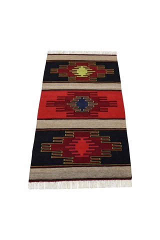 Kilim Antik El Dokuma Görkemli Şarkışla Sivas Yün Kilimi 0150 - Yeni - Çok Renkli