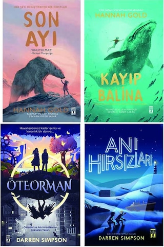 5.6.7.8. Sınıf Okuma Kitapları Kayıp Balina-son Ayı-öteorman-anı Hırsızları