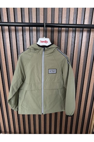Benitto Kids Erkek Çocuk Mevsimlik Yağmurluk Ceket 51315 Yeşil