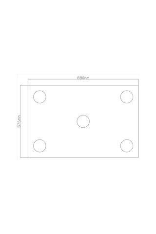 Motifpiyer Tavan Spot Göbek 52--Dikdörtgen 86 Cm x 56 Cm