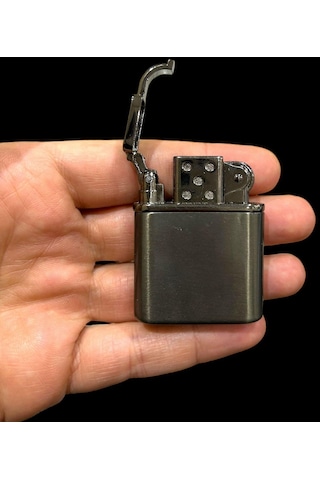 Füme Pürmüzlü Gazlı Metal Çakmak 109471
