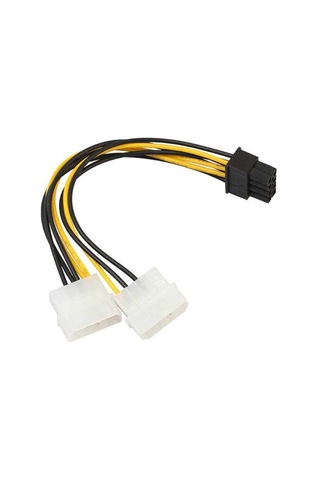 8 Pin Power Kablo 8 Pin To Molex Power Pcie Ekran Kartı Güç Kablo