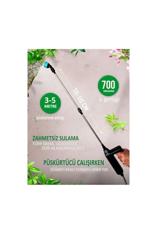 16 Lt Şarjlı Zirai Ilaçlama Pompası, Sırt Elektrikli Ilaçlama Makinası